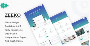 Zeeko - Landing Page Template