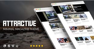 Attractive - Minimalist Blog WordPress
