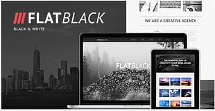 Flatblack - One Page Muse Template