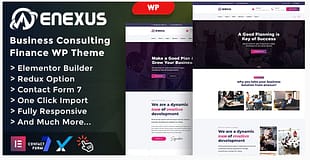 Enexus - Consulting Business Elementor WordPress Theme