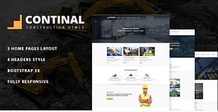 Continal - Construction Business HTML5 Template