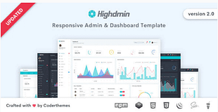 Highdmin admin dashboard template