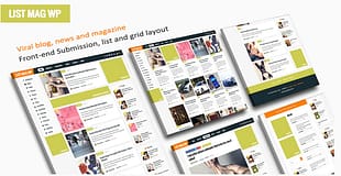 List Mag WP - Personal News / Magazine Theme