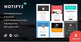 Notify2 - Notification Email + Themebuilder Access