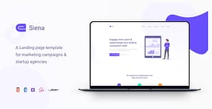 Siena - Marketing Landing Page Template