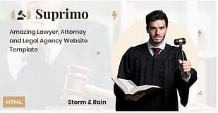 Suprimo - Lawyer Attorney Website HTML Template