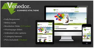 Venedor - Premium Bootstrap Ecommerce HTML5 Template