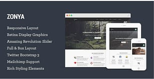 Zonya - Multipurpose Responsive HTML5 Template