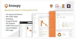 Snoopy - Multipurpose Bootstrap Admin