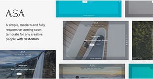 Asa - Responsive Coming Soon