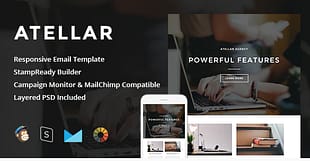 Atellar - Responsive Email + StampReady