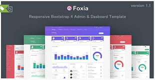 Foxia admin dashboard template