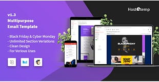 Hostetemp - Multipurpose Email Templates