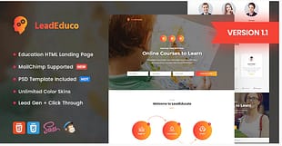 LeadEduco - Education HTML Landing