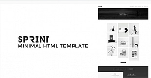 Sprint - Minimal Responsive HTML