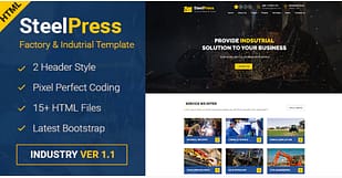 SteelPress - Industrial & Factory