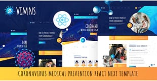 Vimns - React Next Coronavirus