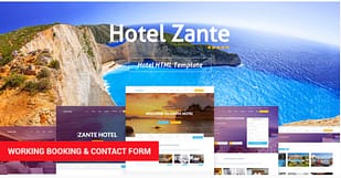 Zante - Hotel Template