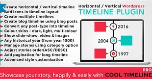 Cool Timeline Pro - WordPress Timeline Plugin
