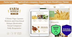 Farm Agrico | Agricultural Business WordPress Theme