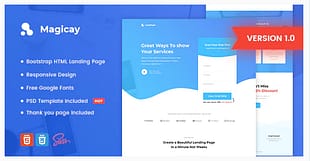 Magicay - Business HTML Landing Page Template