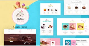 Bakins - Shopify Cake Shop, Bakery Theme