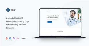 Kear - Medical & Healthcare Landing Page Template