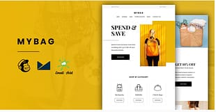 MyBag - E-commerce Responsive Email for Fashion & Accessories with Online Builder