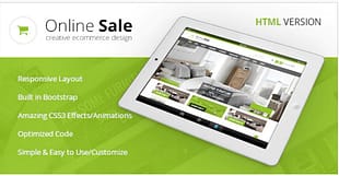 Online Sale - Responsive HTML5 eCommerce Template