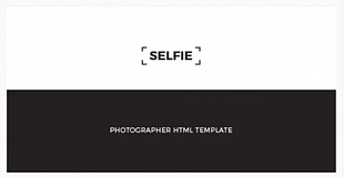 SELFIE : Personal Photographer HTML Template