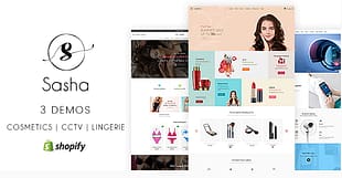 Sasha - CCTV, Bikini, Cosmetic Shopify Store