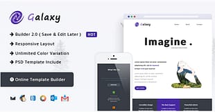 Galaxy - Responsive Email + Online