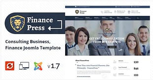 Finance Press - Consulting Business Joomla Template