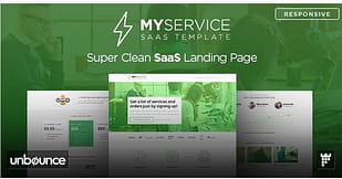 MYSERVICE - SaaS Product Unbounce