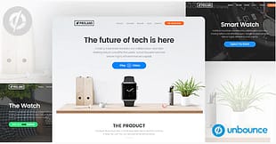 Unbounce Product landing Page Template