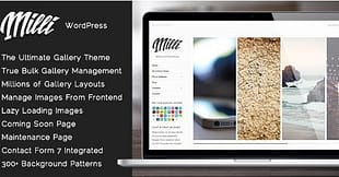 Milli - The Ultimate Photo Gallery WordPress Theme