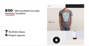 EGO - Multi-Concept Portfolio -Freelancer / Agency