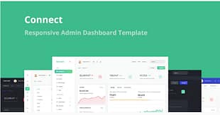 Connect - Responsive Admin Dashboard Template