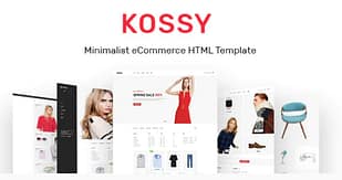 Kossy - Minimalist eCommerce HTML