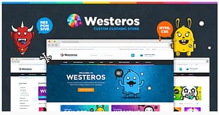Westeros Custom Clothing Responsive