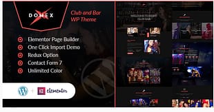 Domex - Night Club WordPress Theme