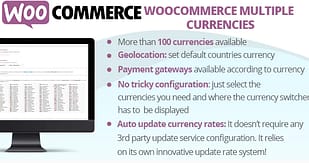WooCommerce Multiple Currencies
