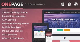 MyThemeShop OnePage WordPress Theme