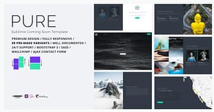 PURE - Sublime Coming Soon Template