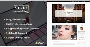 Saara - Blog Shopify Theme