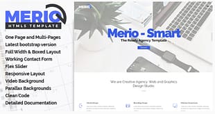 Merio - Creative One Page