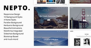Nepto - Responsive Coming Soon