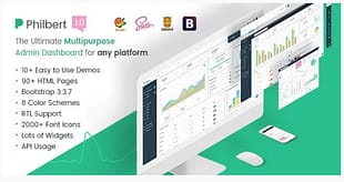 Philbert - Multipurpose Bootstrap Admin