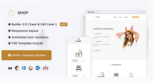 Shop - Responsive Email + Online