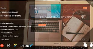 Krobs - Personal Onepage Responsive